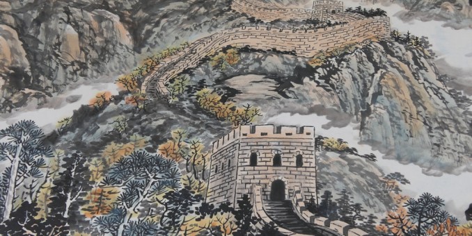 視頻:畫中游長城 王星長城一墨800米長城畫卷再現(xiàn)京城