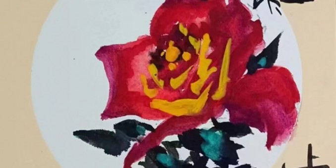 心中的玫瑰—萬曉紅老師