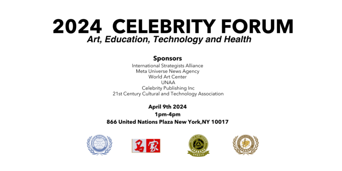 第22屆紐約名家論壇在紐約866聯(lián)合國(guó)大廈舉行---中國(guó)藝術(shù)家張耀偉現(xiàn)場(chǎng)領(lǐng)銜演繹交流