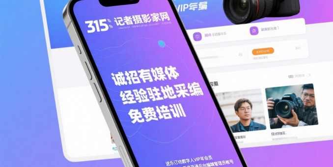 315記者攝影家網(wǎng)2026年招募開(kāi)啟！攝影會(huì)員+駐地采編同步報(bào)名中