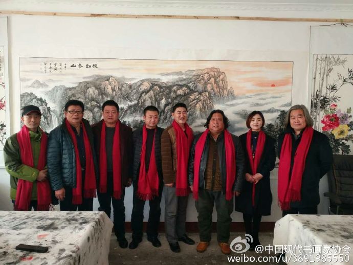 中國(guó)現(xiàn)代書(shū)畫(huà)家協(xié)會(huì)泰山分會(huì)在泰安成立!!!