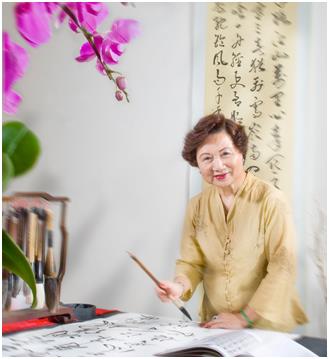 臺灣著名書畫家楊靜江,國學(xué)文化傳承人