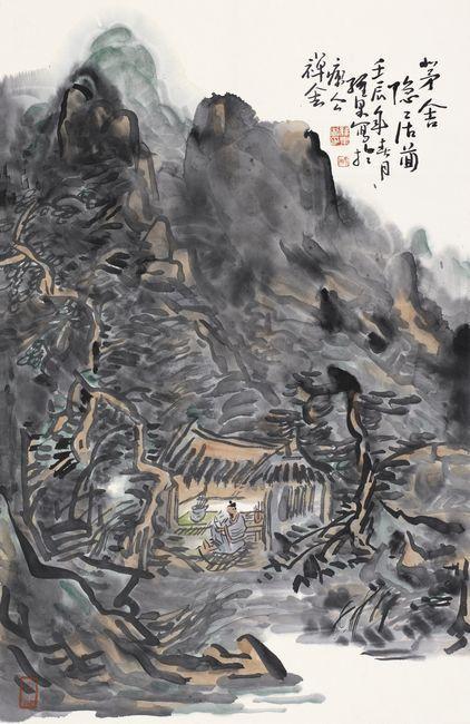 解衣盤(pán)礴魏維果 心儀賓虹繪禪墨