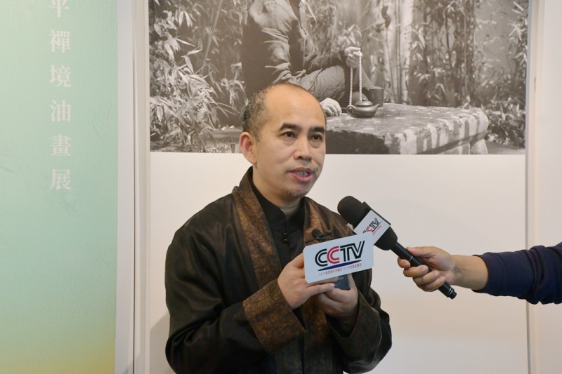 點(diǎn)擊打開原圖 《蓮開盛世》王國平禪境油畫展5月1日在中華世紀(jì)壇開幕