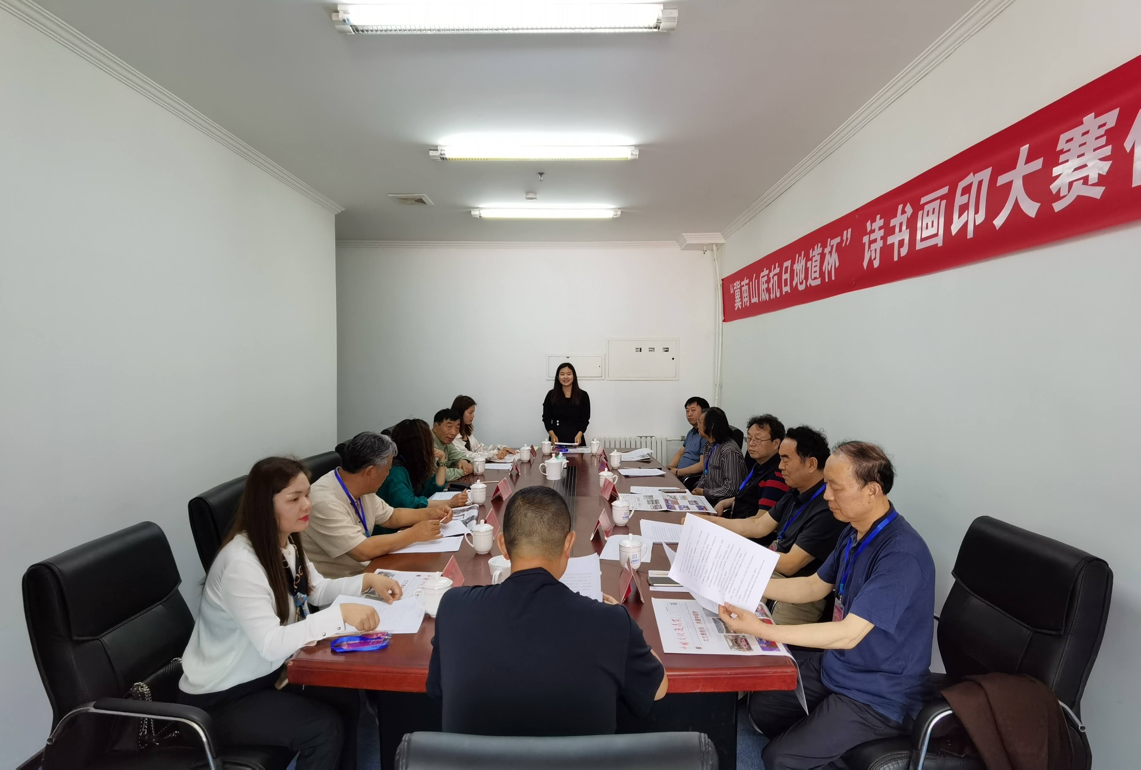 壯懷激烈頌百年，神筆伏兵越萬千 &mdash;&mdash;&ldquo;冀南山底抗日地道杯&rdquo;全國詩書畫印藝術風采大賽開評